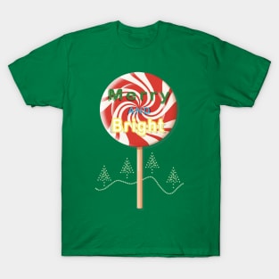 Merry & Bright - Peppermint Candy T-Shirt